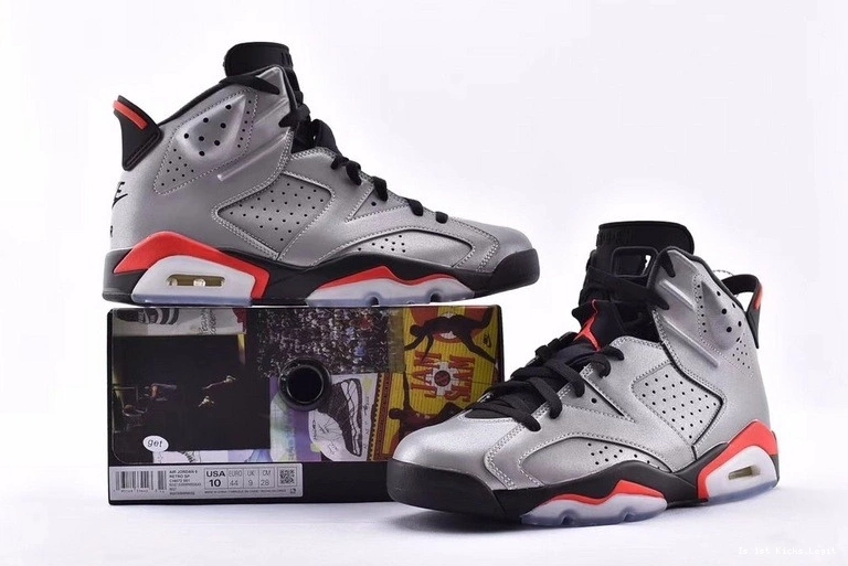 Jordan Retro 6 Reflections CI4072-001  of a Champion 1222